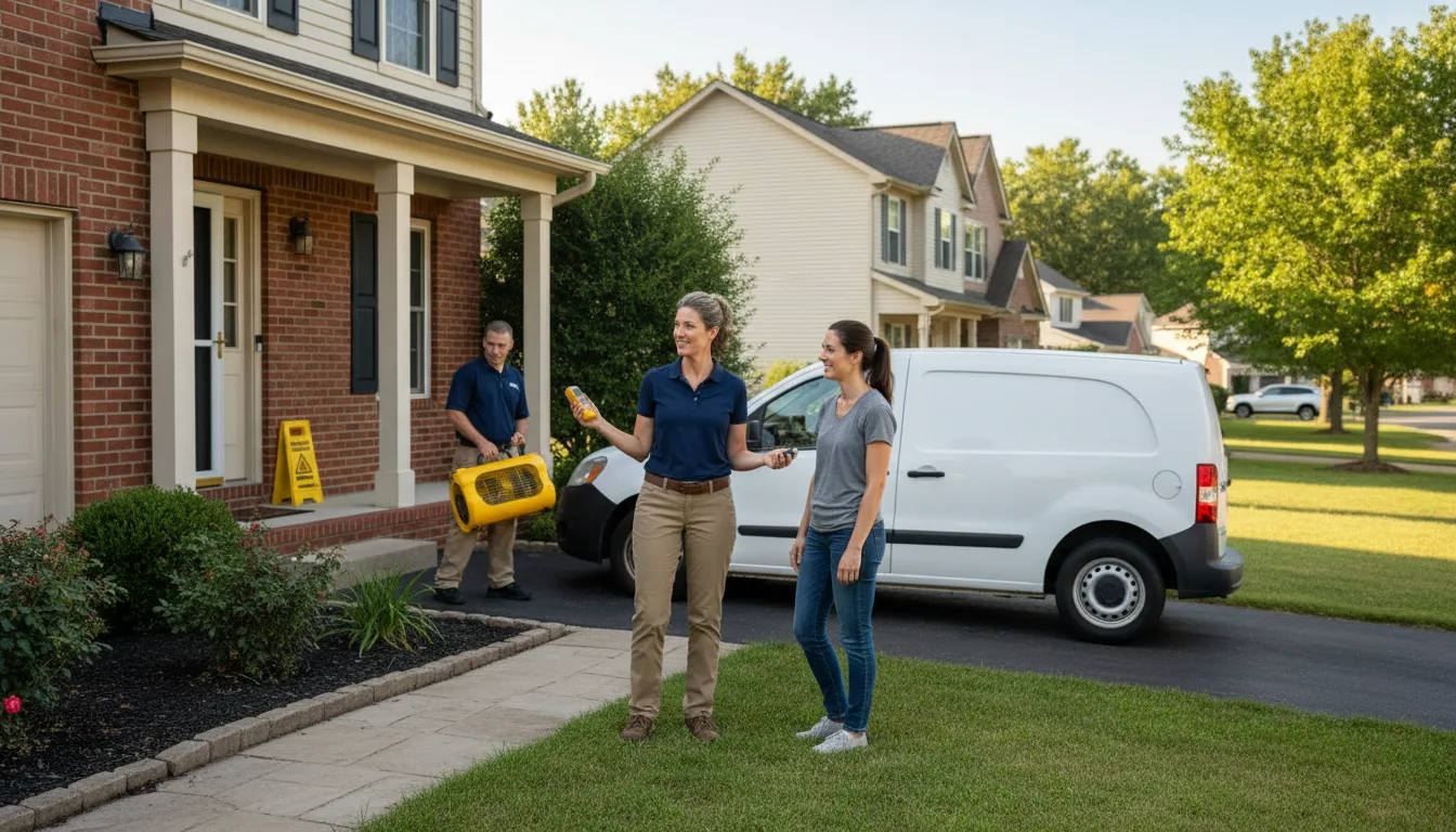 Water restoration image for Water Damage & Restoration Services in Markham, VA